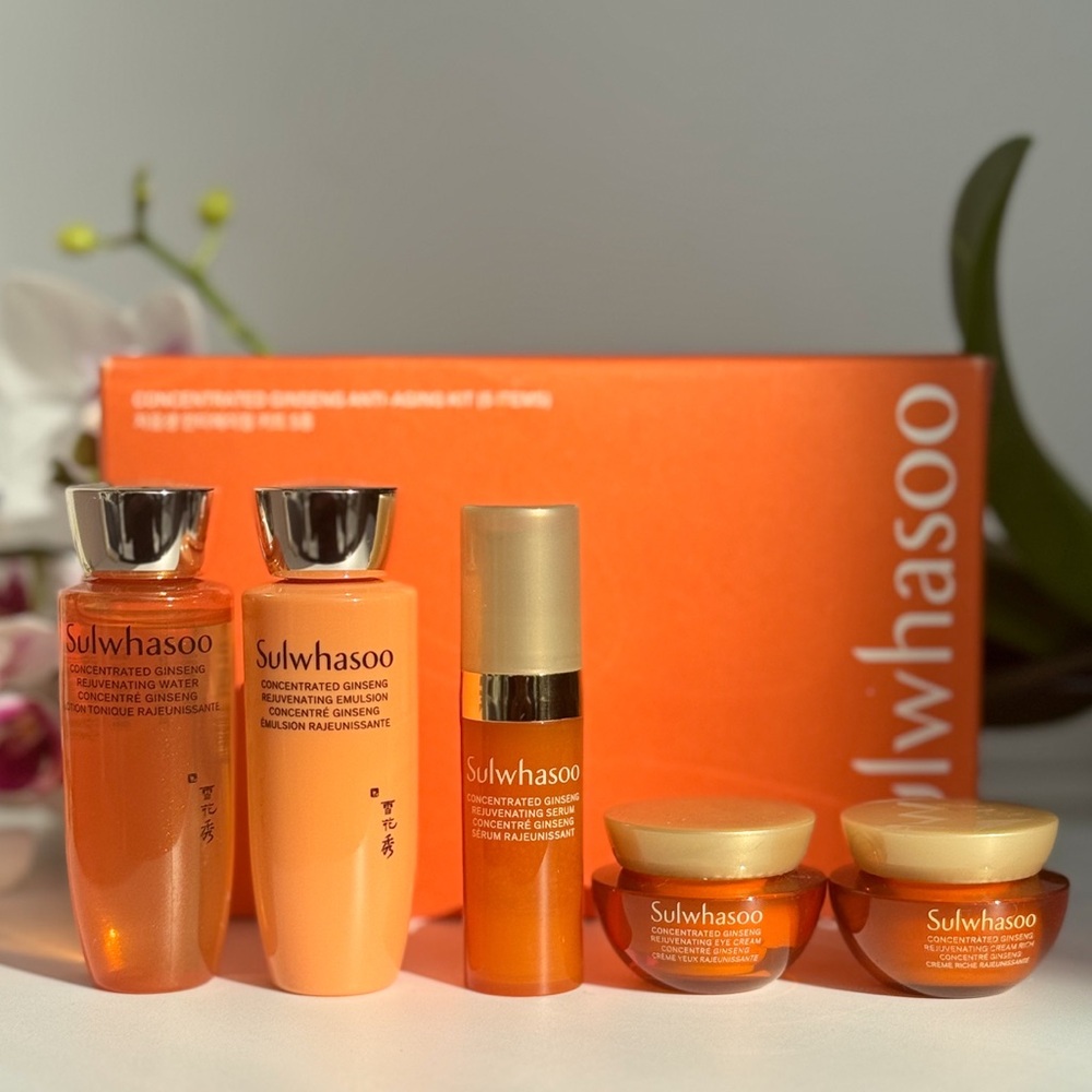 Sulwhasoo Concentrated Ginseng Renewing Set (5pcs) NEW